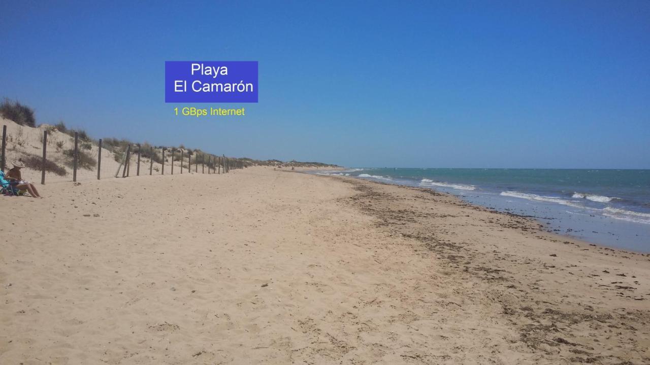 La Pavona 11 - 1ª Linea De Playa Chipiona Villa Eksteriør billede